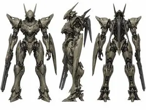 Sci-Fi Mecha Turnaround Sheet