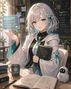 Anime ChatGPT Companion in Study