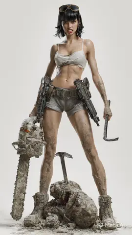 Post-Apocalyptic 3D Zombie Survivor
