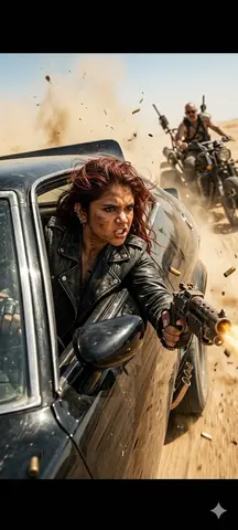 Mad Max Action Desert Chase
