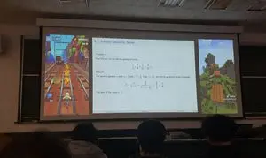 Brainrot Lecture Hall Projector