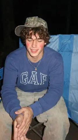 Candid Teenage Boy Camping Photo Prompt