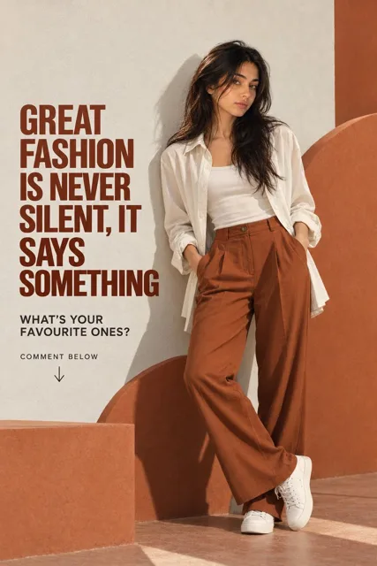 Luxury Fashion Campaign Poster