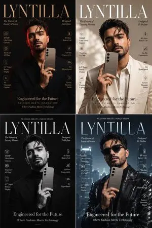 Luxury Fashion Tech Magazine Cover