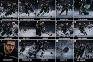 Hockey Game Cinematic Storyboard