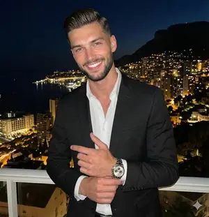 High Contrast Night Portrait with Flash and City Lights