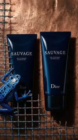 Luxury Product Photography of Dior Sauvage Shaving Gel
