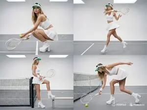 Luxury Tennis Editorial with Ana de Armas