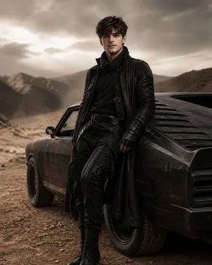 Luxury Fashion Muscle Car Editorial