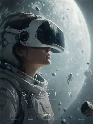 Gravity-Style Space Movie Poster