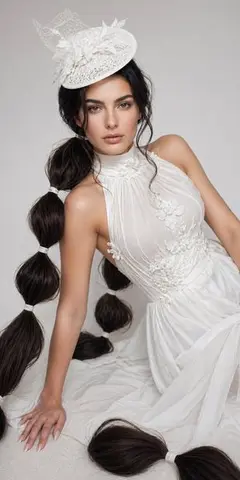 Avant-Garde Bridal Portrait