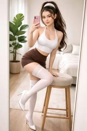 Modern Lifestyle Mirror Selfie Prompt