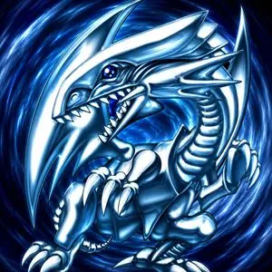 Blue-Eyes White Dragon Vortex Art