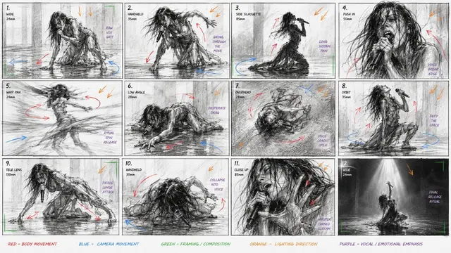 当代舞现场 Storyboard