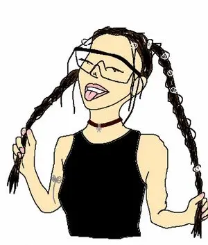 Crude MS Paint Photo Doodle