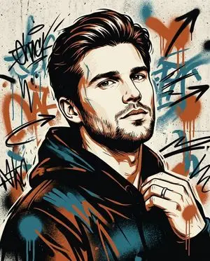 Street-Art Inspired Urban Portrait