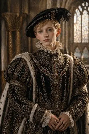 Cinematic Tudor Noble Portrait
