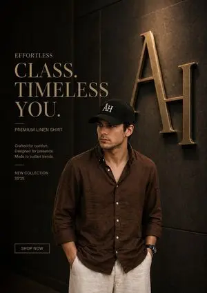 Luxury Fashion Ad Poster