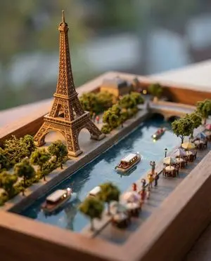 Tilt-Shift Tokyo Diorama at Sunset