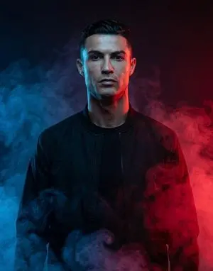 Cinematic Portraits of Famous Footballers and a Woman with Split Lighting