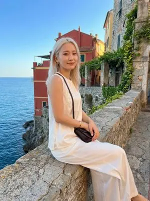 Quiet Luxury Mediterranean Vacation Portrait