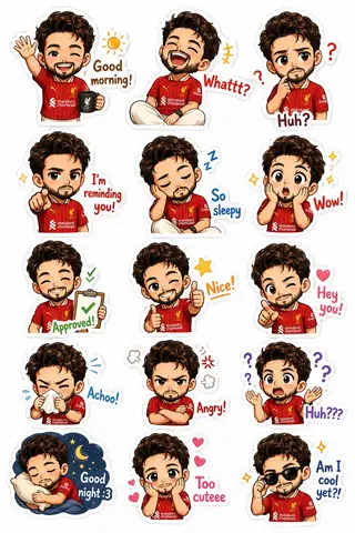 Custom Chibi Sticker Pack