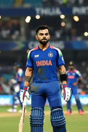 Dynamic Sports Photography Prompt for Virat Kohli