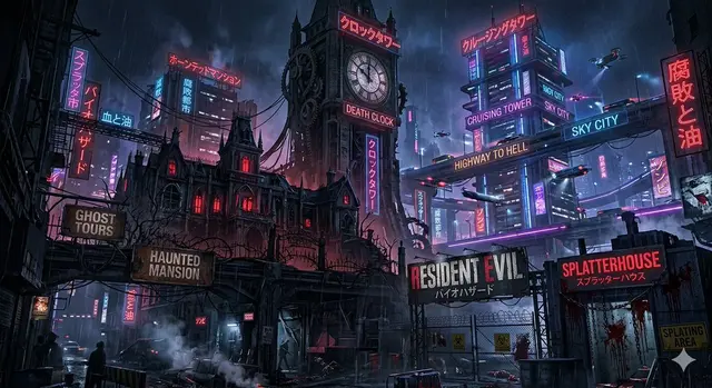 Cyberpunk Horror Mashup