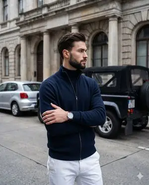 Old Money Men's Fashion Portrait