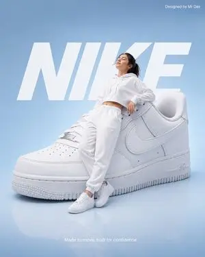 Minimalist Nike Fashion Advertisement