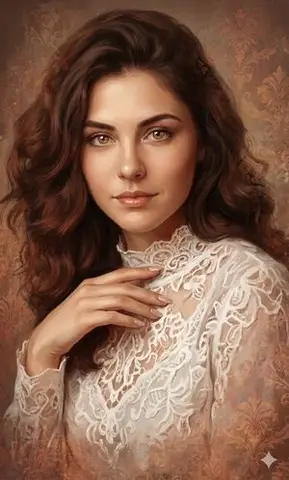 Ethereal Digital Painting Portrait