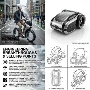 Hybrid Transportation Device Design and Patent Generation