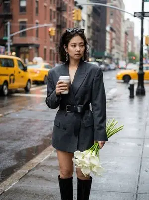 Jennie (Blackpink) Street Style Editorial Prompt
