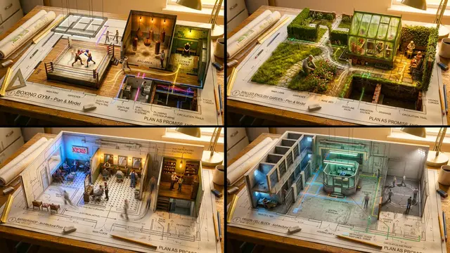 An architectural floor plan of a [LOCATION] spread across