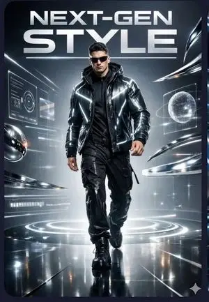 Futuristic Techwear Poster