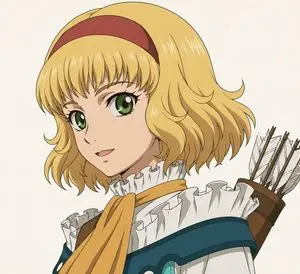 Anime Archer Portrait with Censored Face