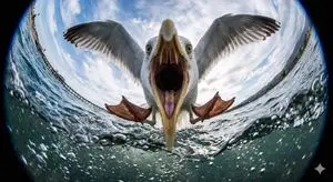 Fisheye Perspective of a Fish