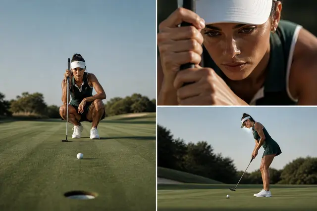 Luxury Golf Editorial Collage