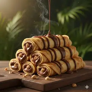 Chocolate Crepe Commercial Render Prompt (Python Class Style)