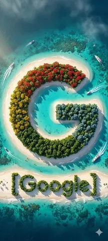 Cinematic Tropical Island Brand Logo