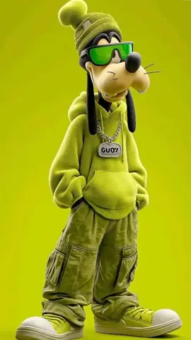 Full-body 3D stylized anthropomorphic cartoon dog character wearing modern