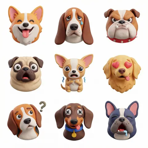 collection of icons representing [a theme], they belong together