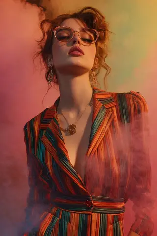 Eyeglasses Fashion Portrait Photography