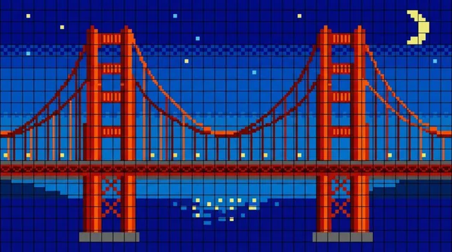 Golden Gate Bridge LED Screen