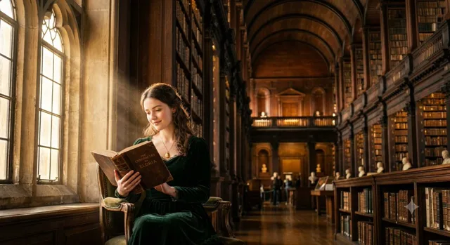 Grand Library Reader Portrait