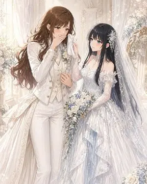Romantic Yuri Wedding Chapel Portrait