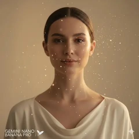Calm eyes, simple elegance