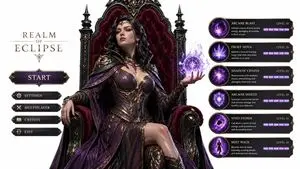 3D Gaming Sorceress Character