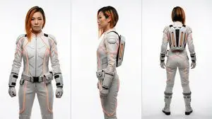 Sci-Fi Punk Japanese Woman View