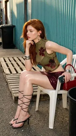 Urban Chic Fashion Editorial in an Alleyway